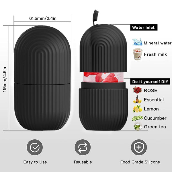 3 In 1 Ice Roller Combo | Face Glow Therapy